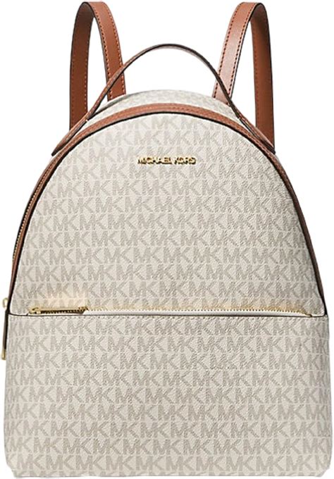 Michael Kors Sheila Medium Backpack (Vanilla Signature)